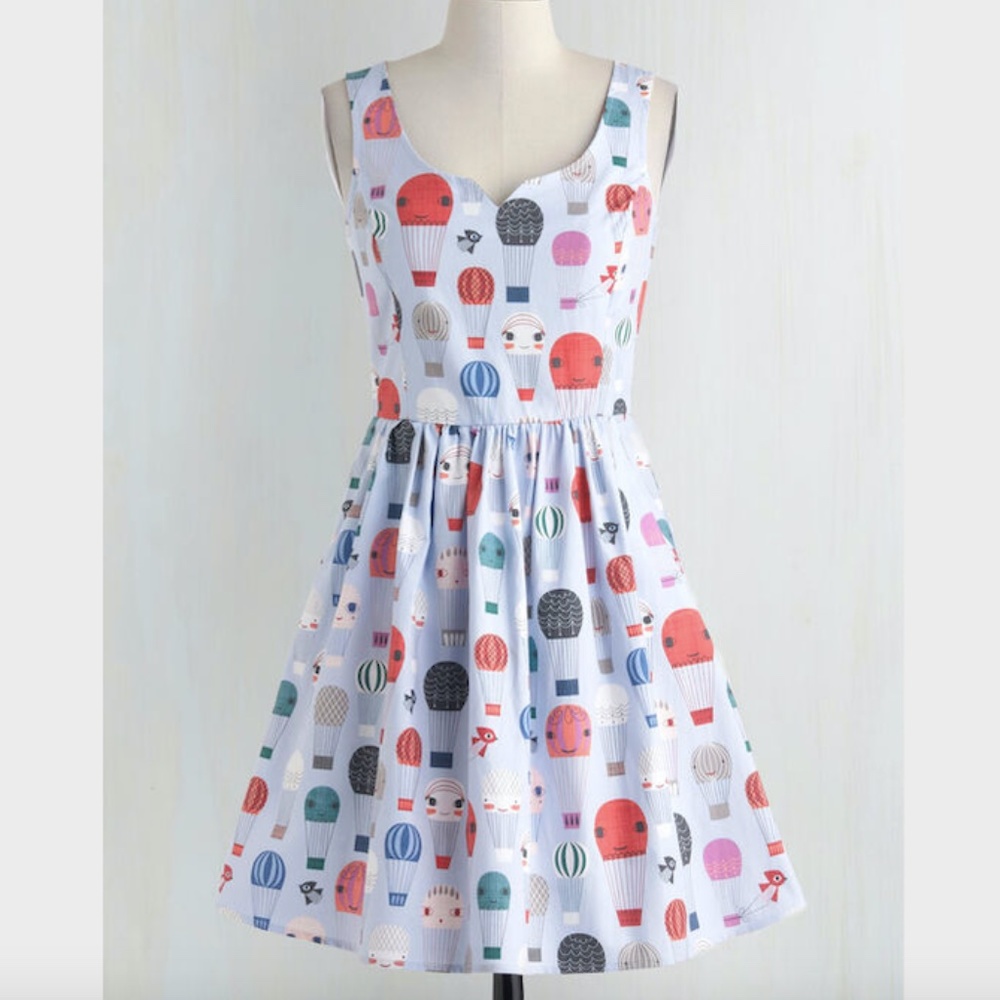 Air of Adorable Dress in Balloons (ModCloth)